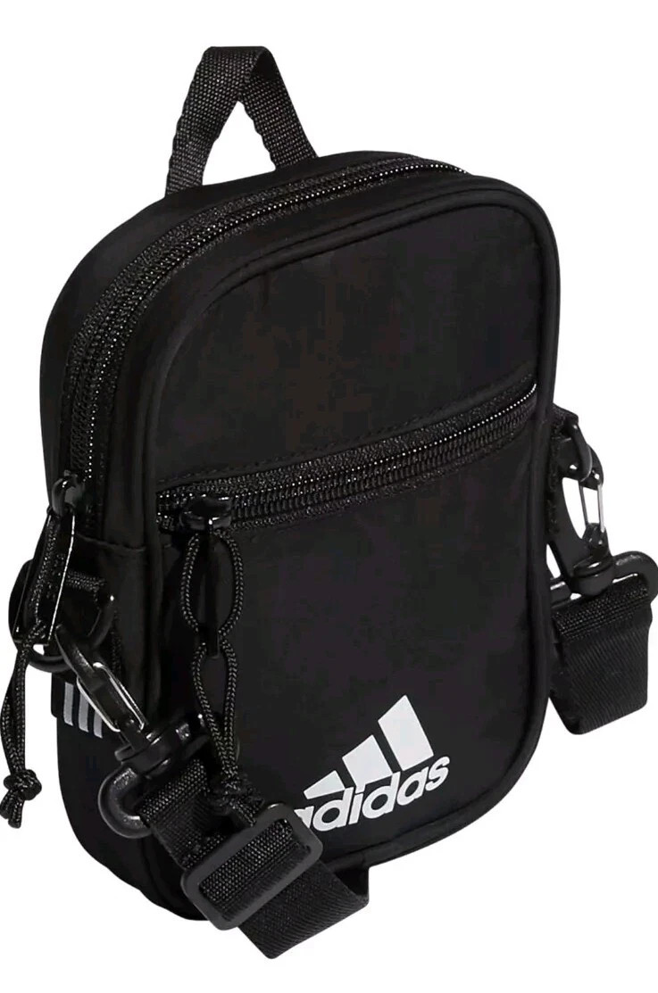 Adidas Must Have Festival Crossbody Bag Black Adjustable Strap NWT