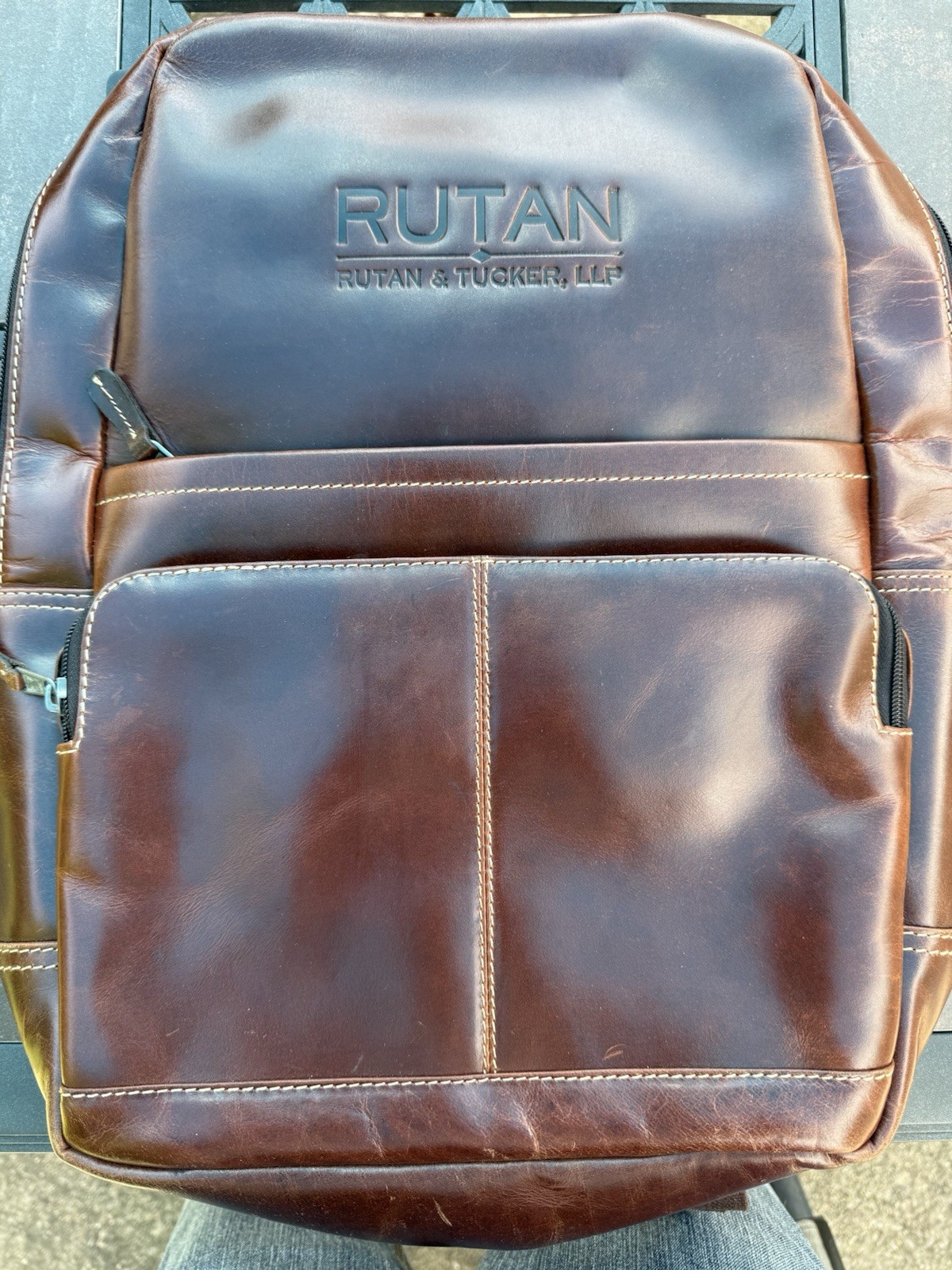 🔥Canyon Outback Brown Leather Backpack/Travel Bag CY-206 NEW