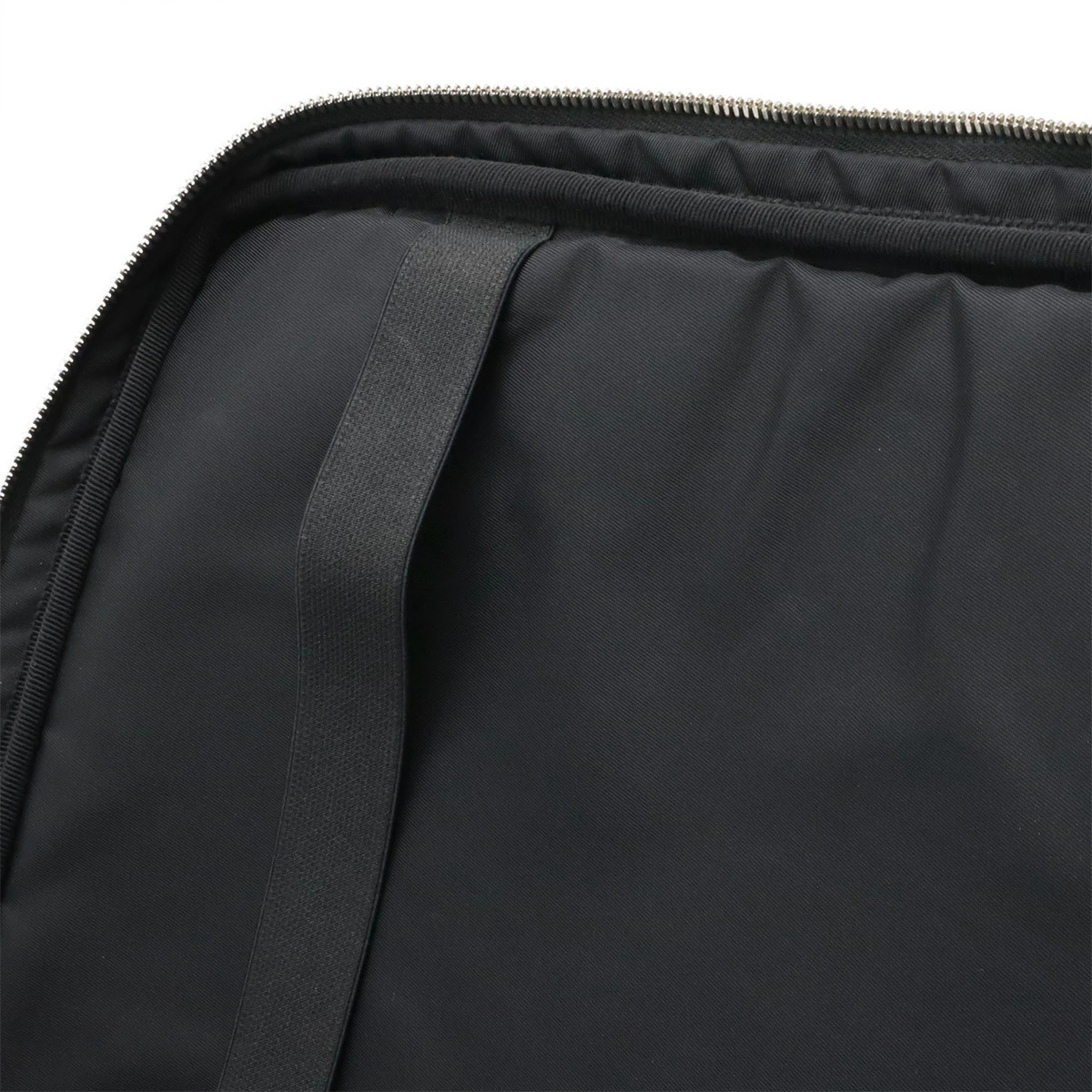 Gucci Guccissima rubber PC case business bag leather black silver hardware