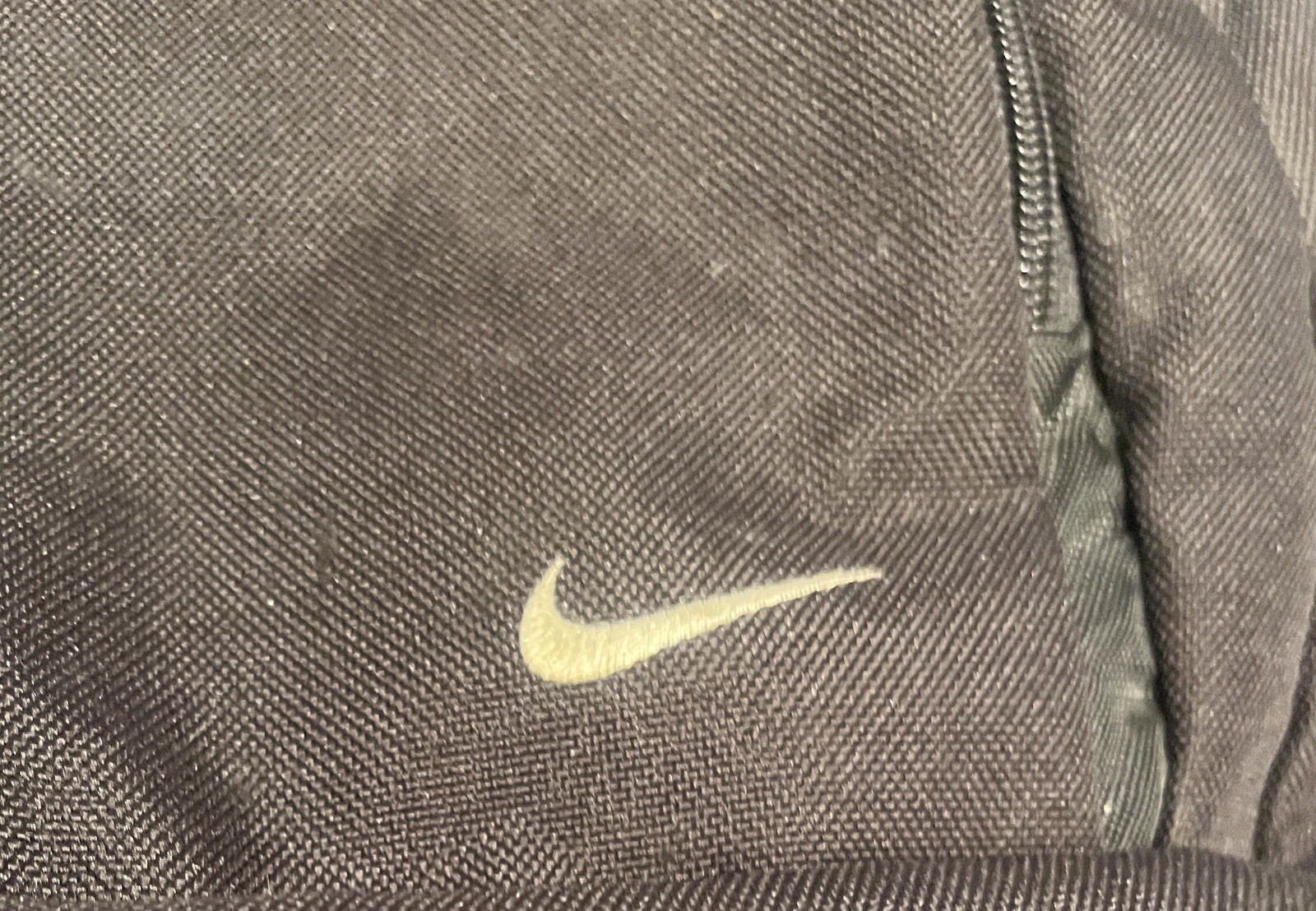 Nike Black Backpack Medium Zip Closure Outer Pocket 14” x 10” x 5”