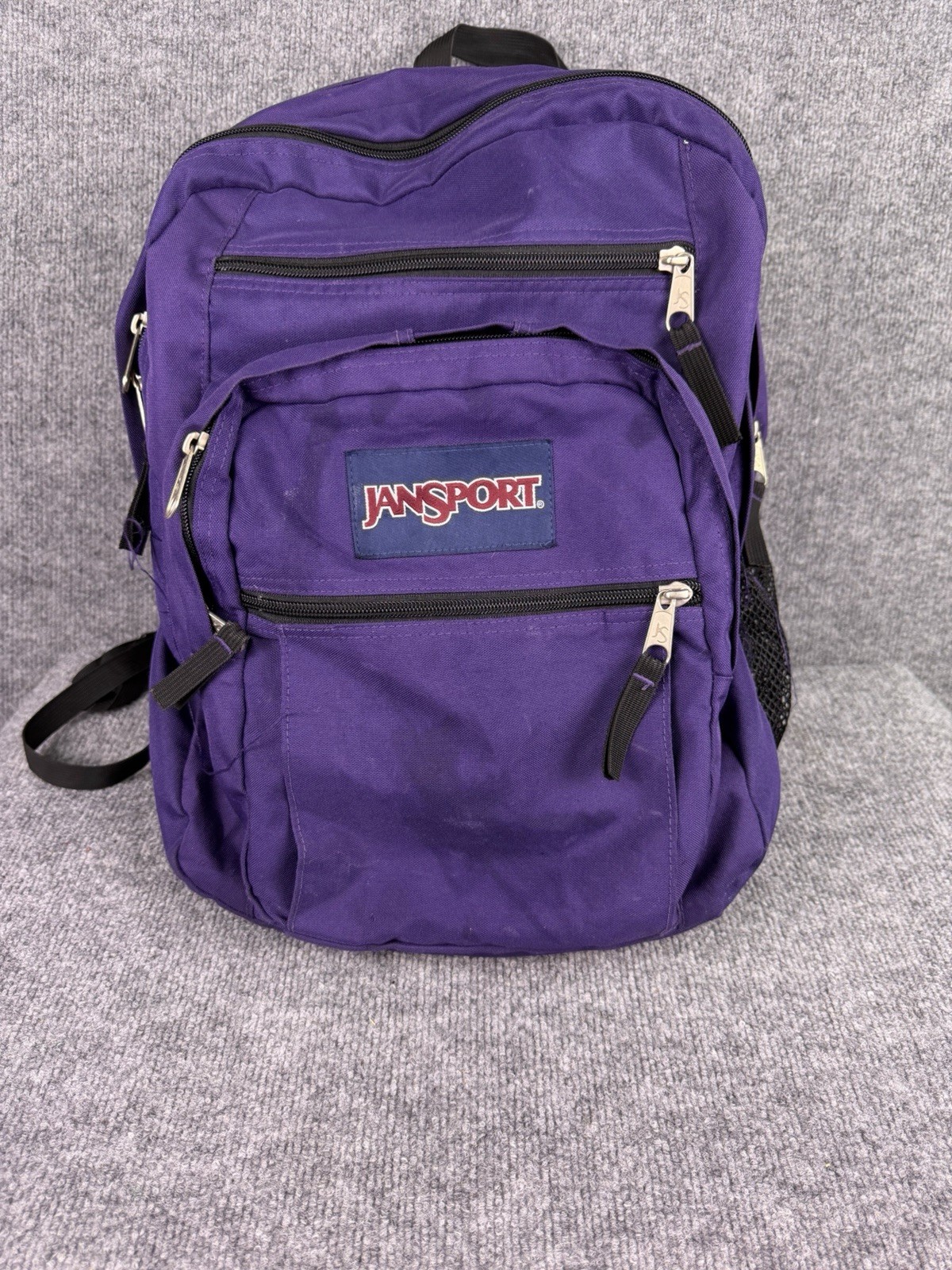JanSport SuperBreak Backpack – Purple – Classic School/Travel Bag Durable 1990s