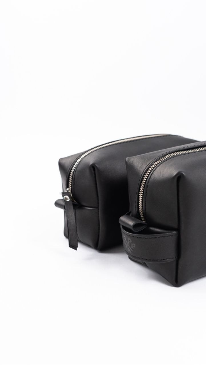 Handmade Leather Toiletry Bag Leather Dopp Kit Bag, Mens Toiletry Bag