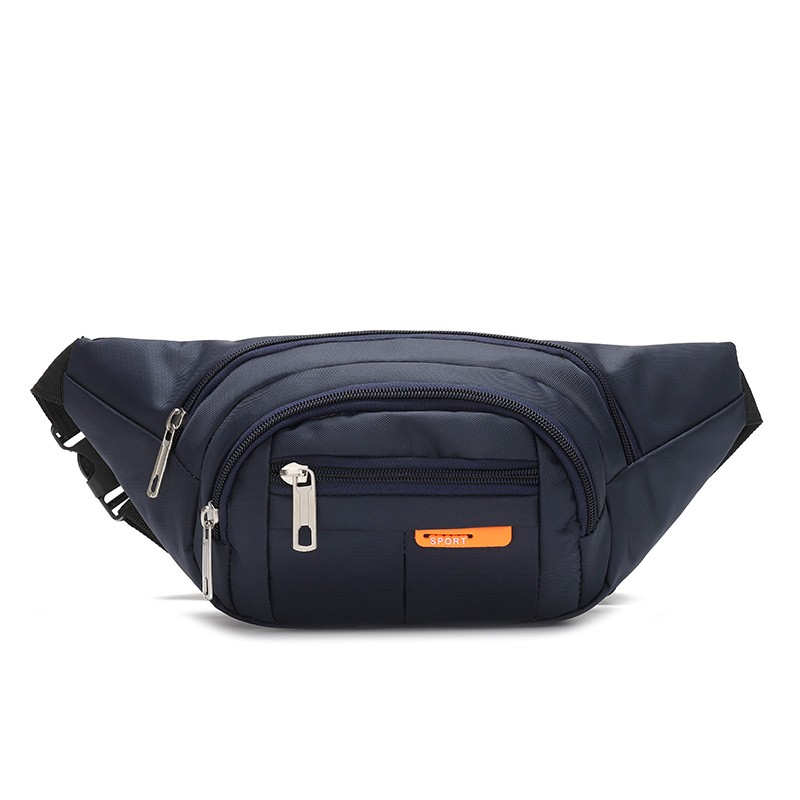 Man’s Multi-functional Waterproof Waist Bag Zipper Backpack Cross-body Sport Bag