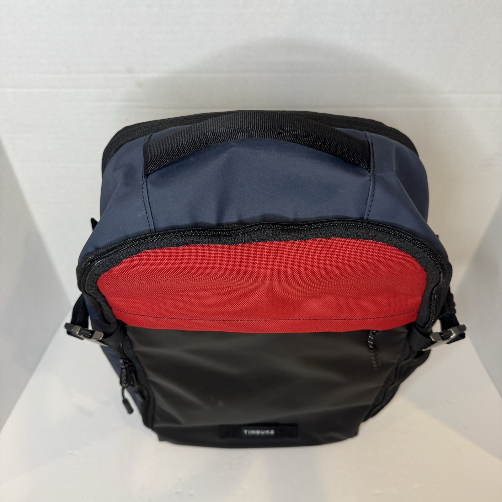 Timbuk2 Division Backpack Pack Jet Black Blue Red Laptop Bag Padded Custom