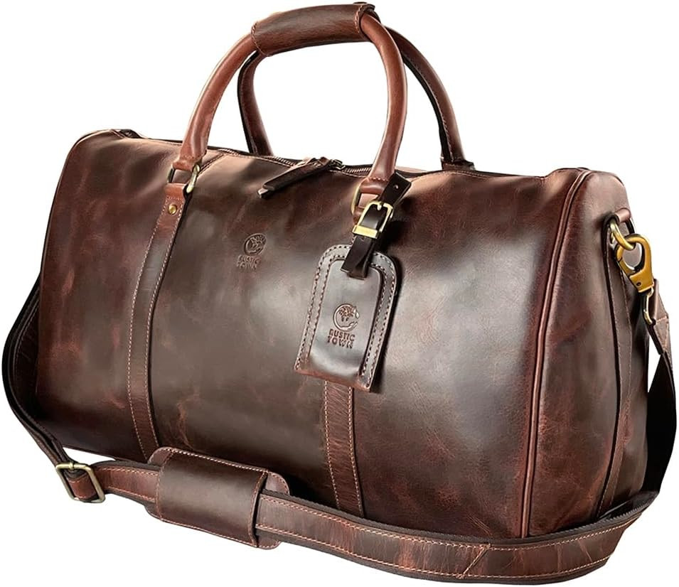 Stylish Men’s Leather Duffle Bag – Perfect for Weekend Getaways