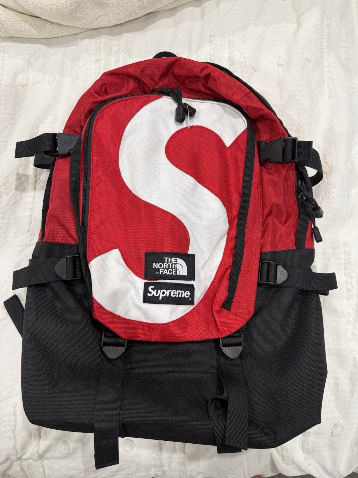 The North Face Supreme S Logo Expedition Backpack Red FW20