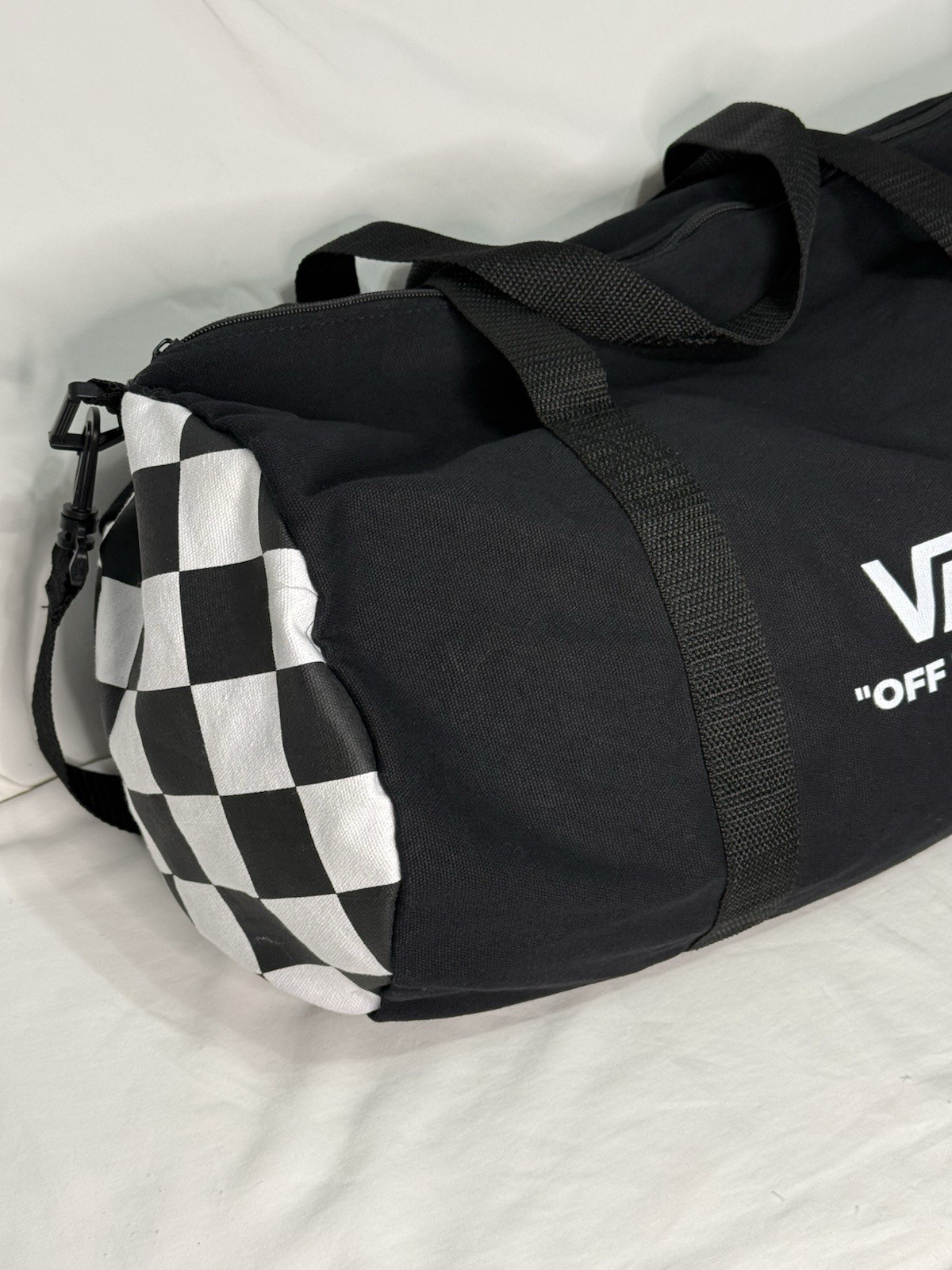 Vans Checkerboard OFF THE WALL Medium Size Canvas Duffle Bag