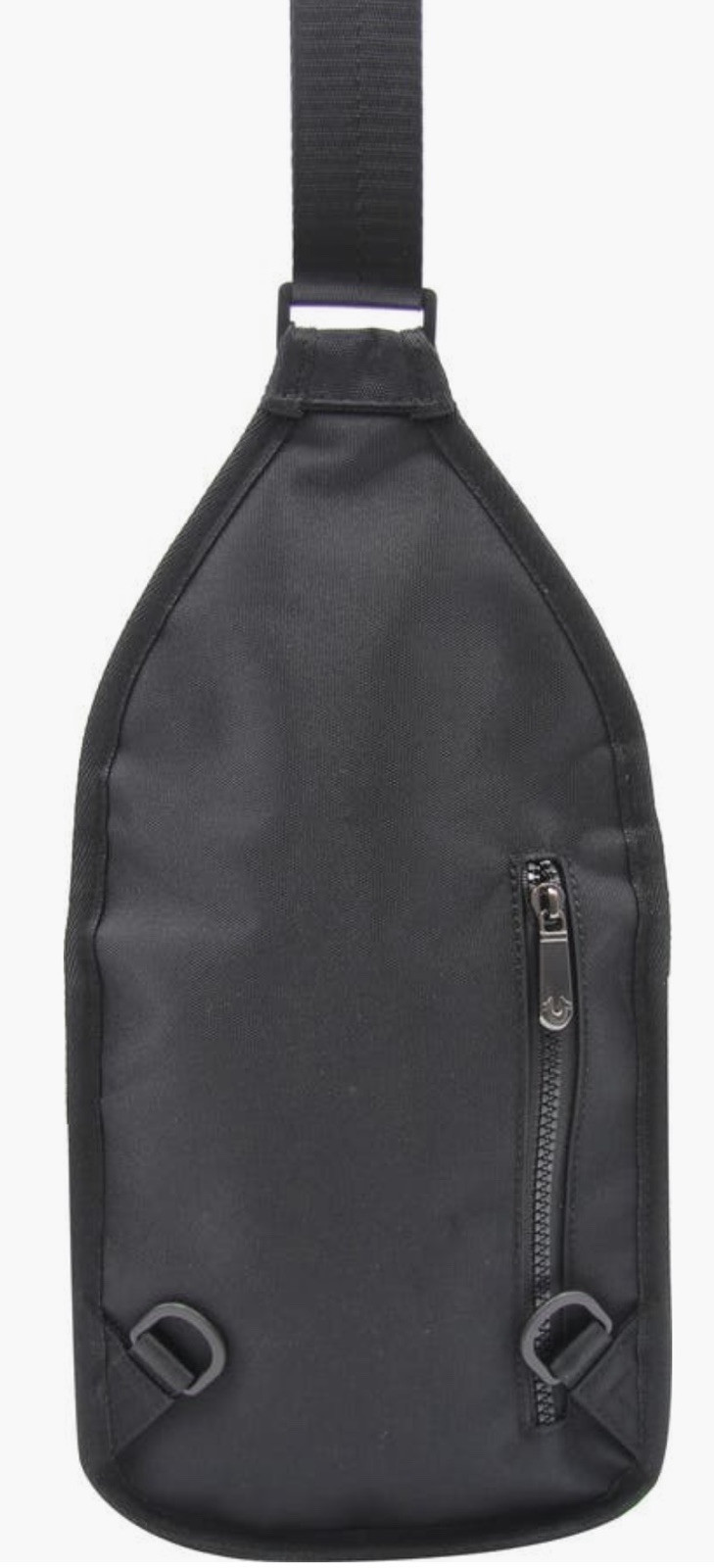 True Religion Black Unisex Buddha Patch YETA 2.0 Crossbody Bag TR104144 New