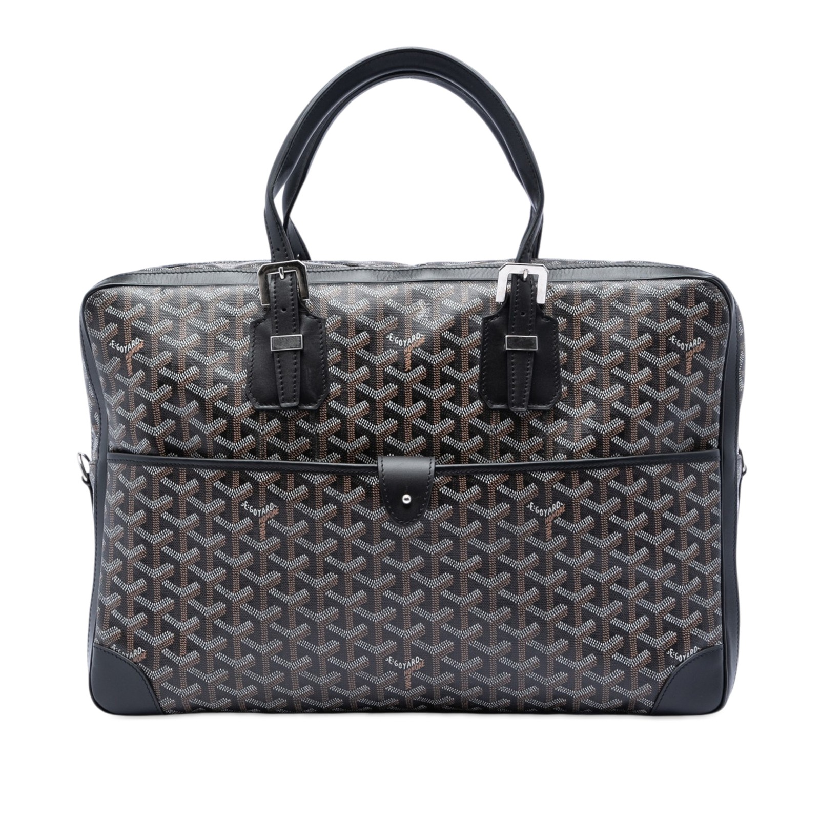 Goyard ine Ambassade MM Pre-Loved Business Bag Black