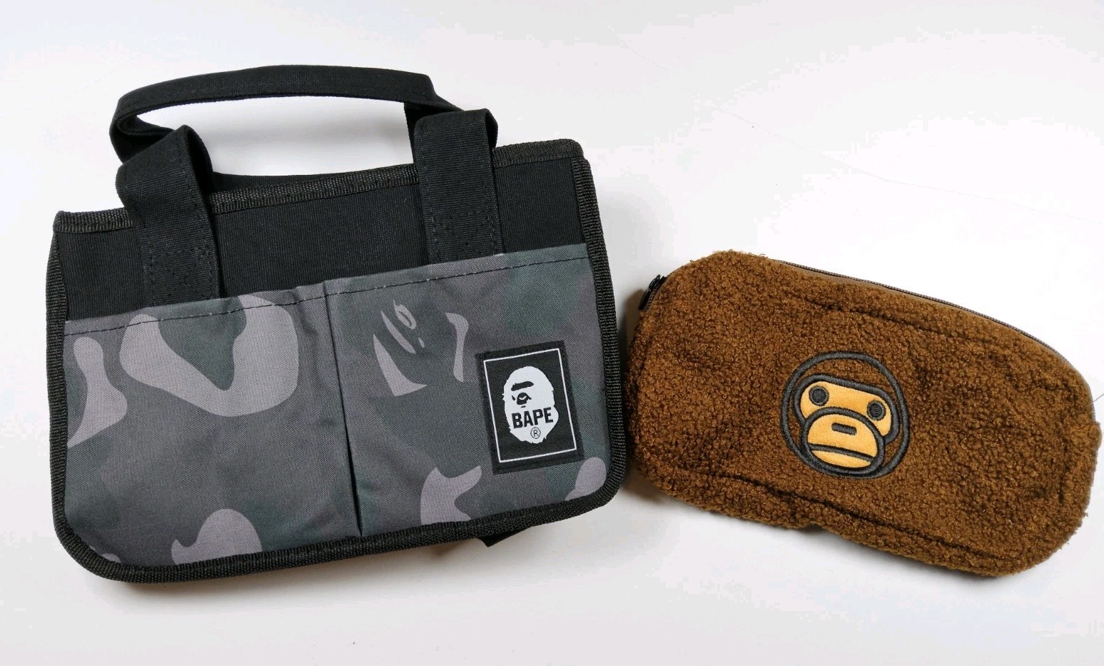 BAPE KIDS A Bathing Ape 2023 Spring/Summer Promo Camo Tote Bag & Milo Pouch