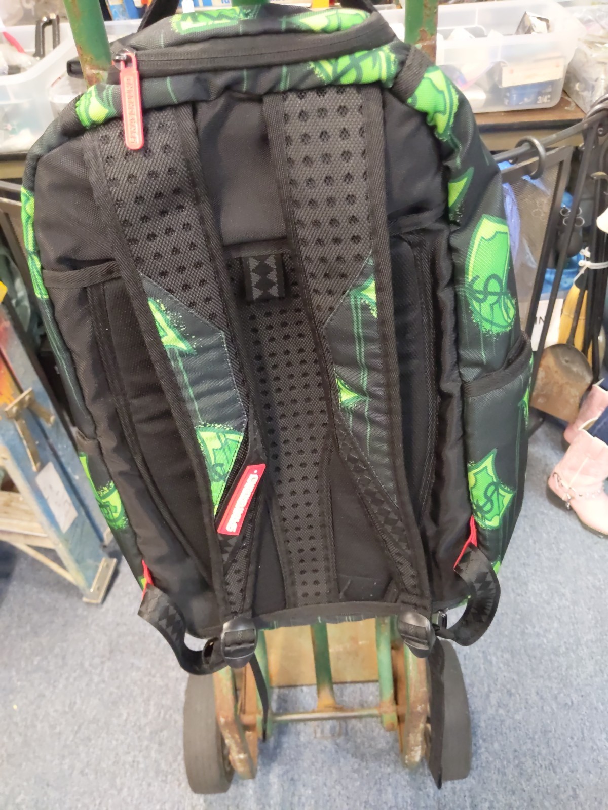 Sprayground TEDDY BEAR Diablo Backpack LTD Ed. W/2 Million Tag. RARE SEE PHOTOS