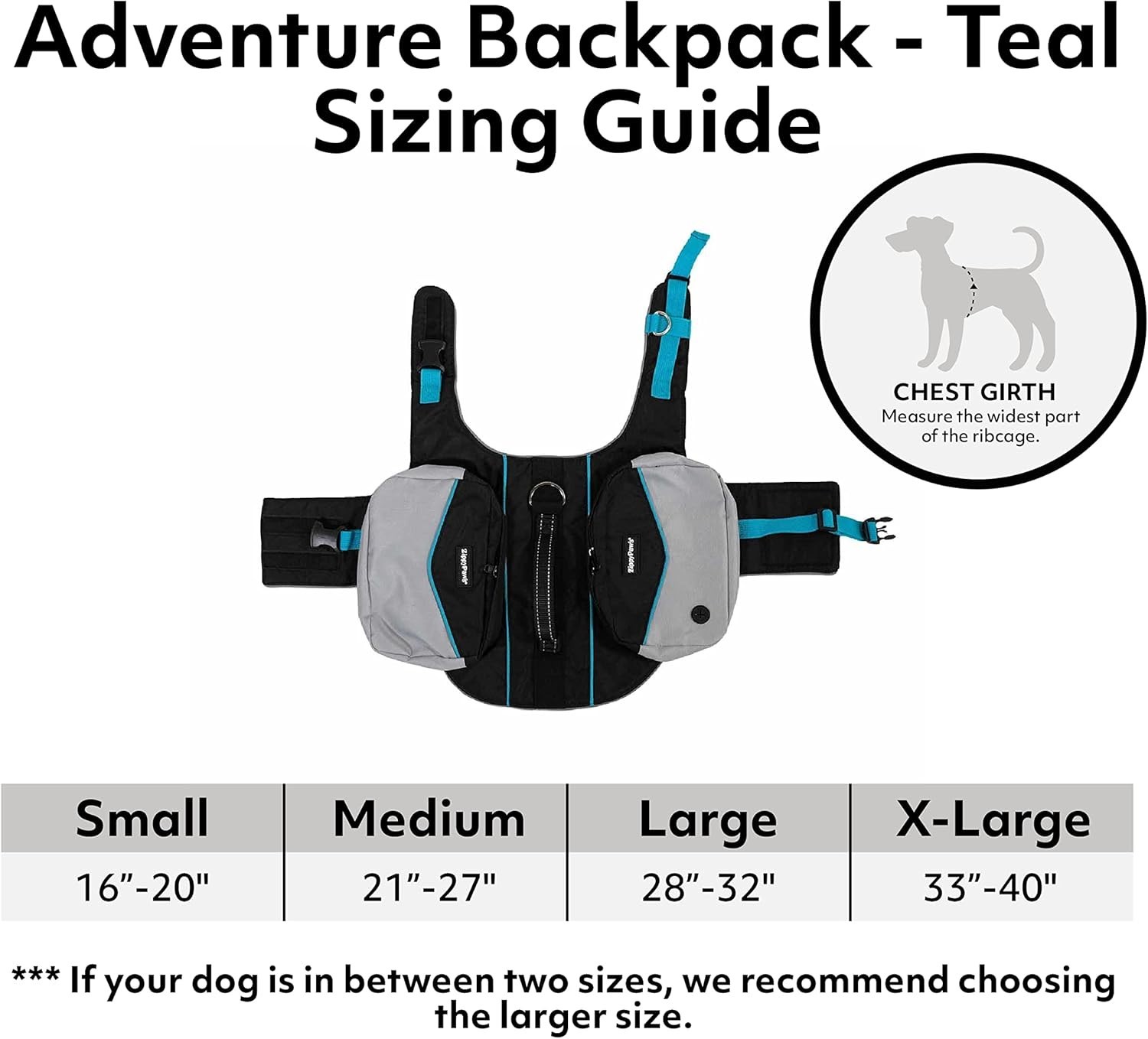 Zippypaws Adventure Back Backpack Tactical 1 Pack Teal