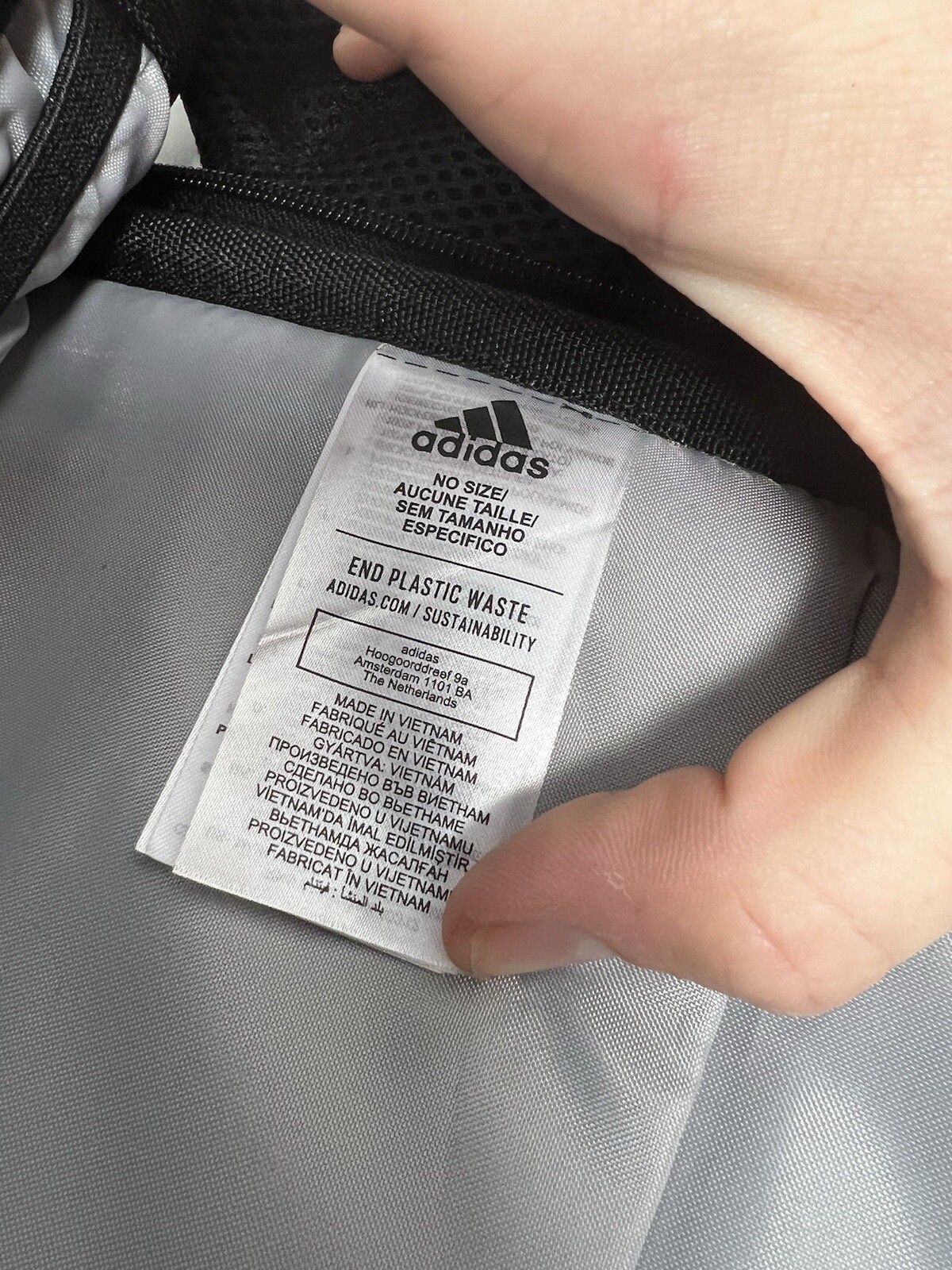 ADIDAS 4CMTE AC Rolltop Backpack Black EUC