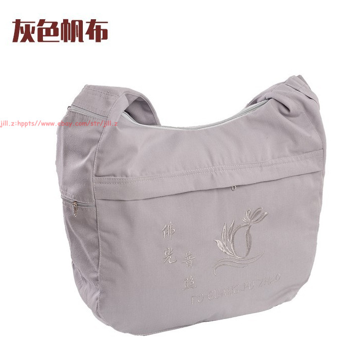 Unisex Canvas Buddhist Shaolin Monk Zen Bags Buddha Package Lay Meditation Bags