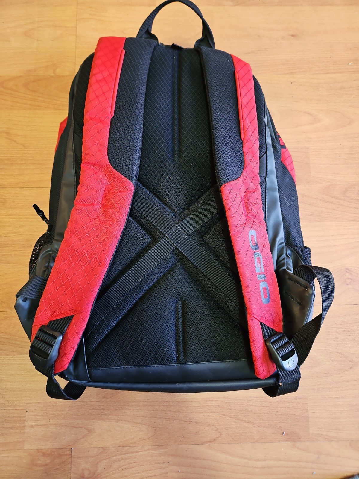 Audi Ogio Basis Pack Backpack 19x11x7 RED/BLACK