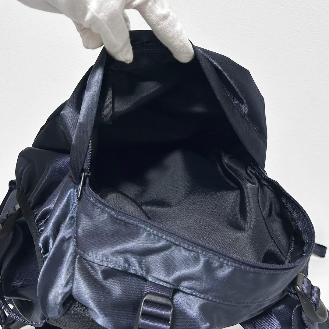 PORTER x SAC’S BAR Collab Backpack Made in Japan Navy Nylon Satin Condition EX
