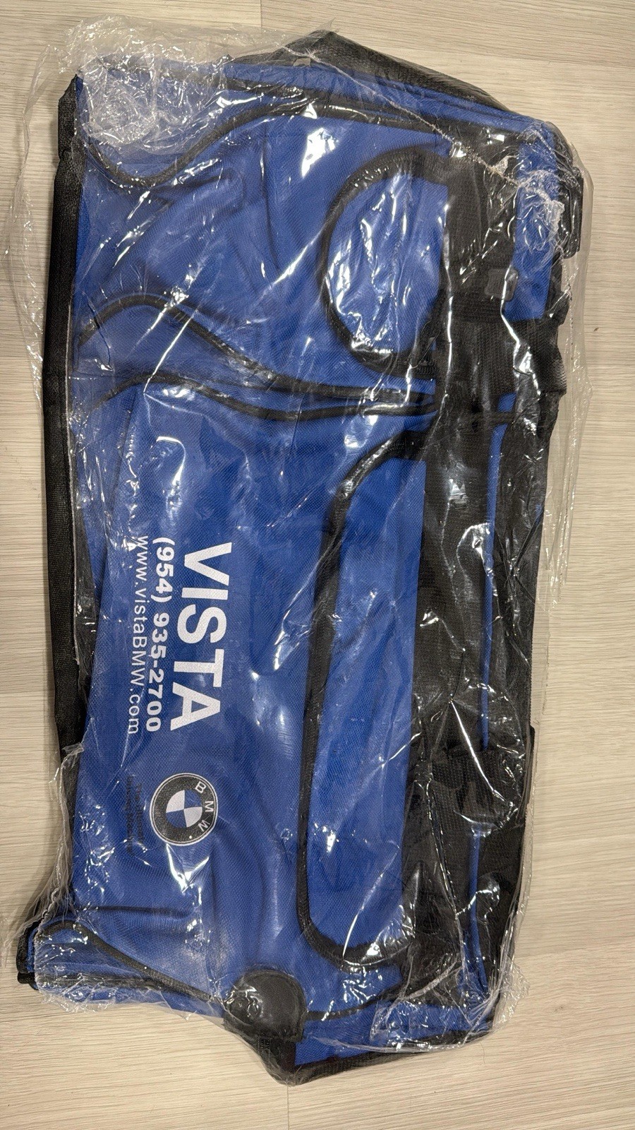 BMW Locker Gym Duffel Bag BMW Logo Zipper Dealership