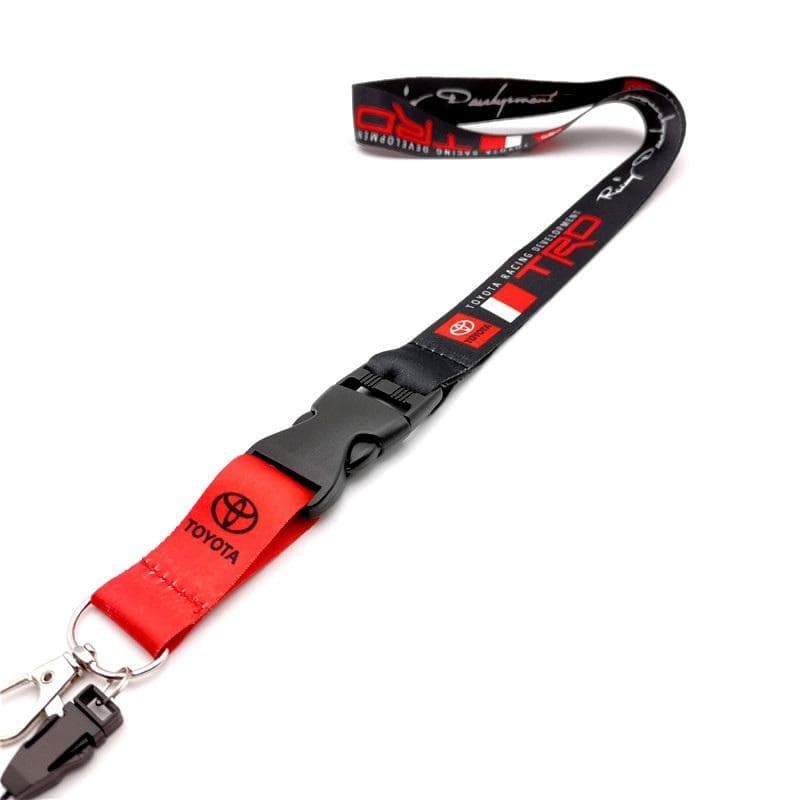 TRD Toyota Lanyard Neck Strap Black GR Sport 54cm x 2cm