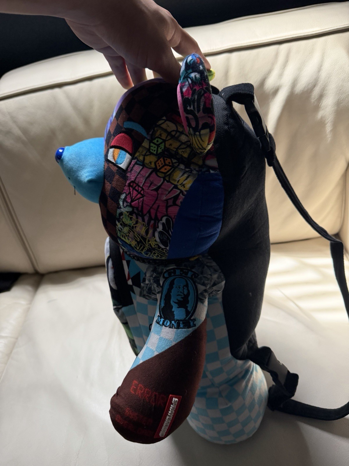 sprayground teddy bear limited edition backpack