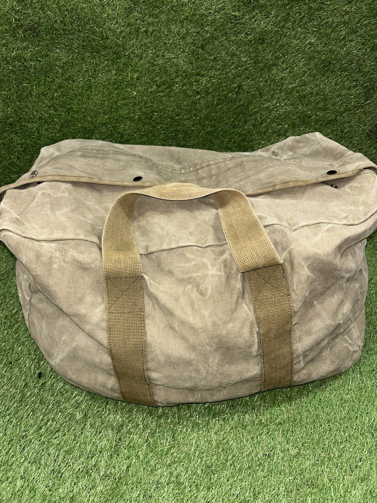 Vintage Heavy Canvas Cargo Bag Tactical Cotton Large Military 24×14 ROTHCO?