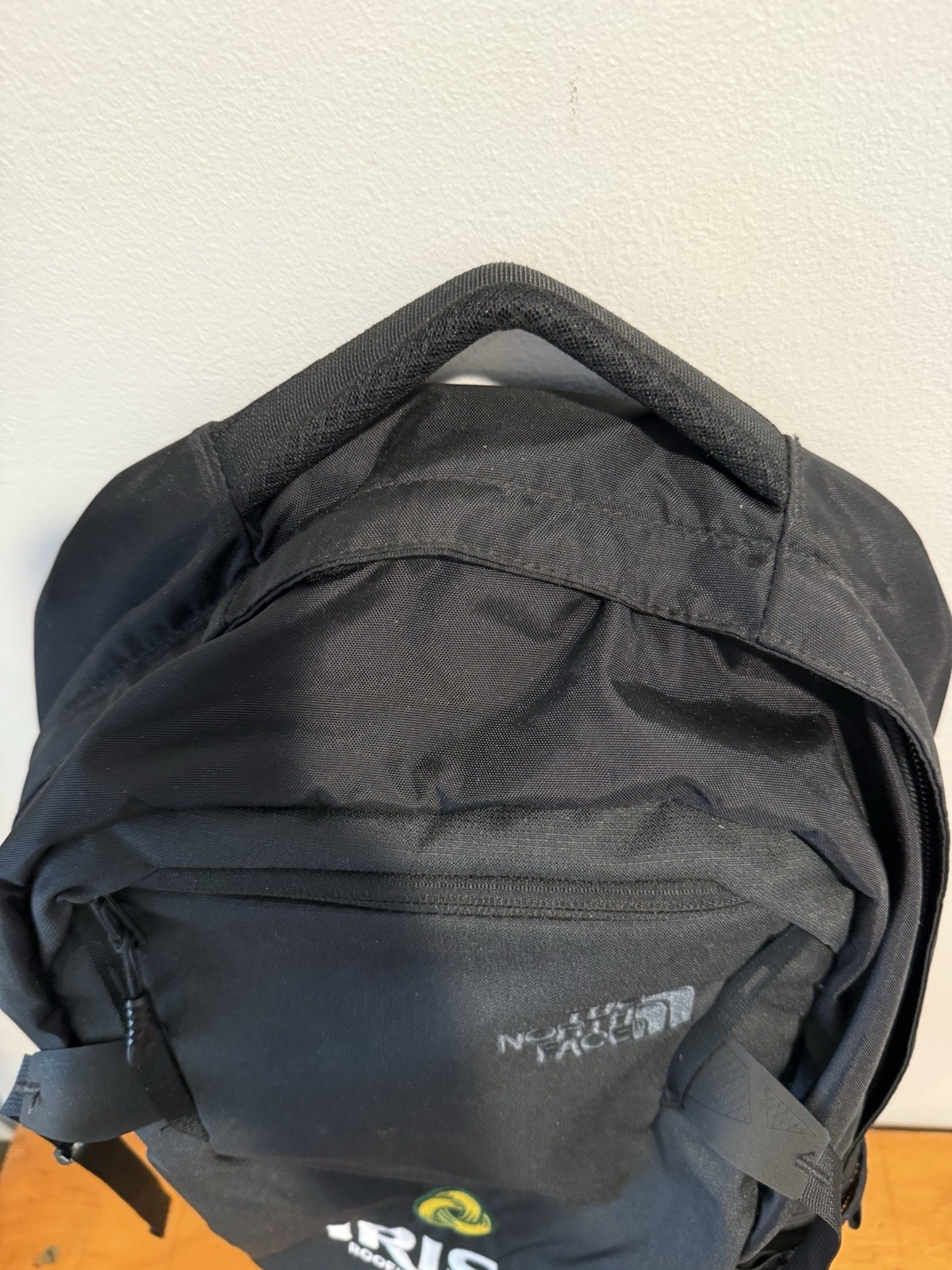 THE NORTH FACE Fall Line Backpack Black W/ Company Logo ~ GREAT