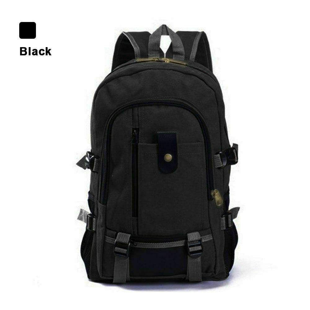 Men’s Canvas Boys Backpack Rucksack Work Sports Travel Hiking School College Bag