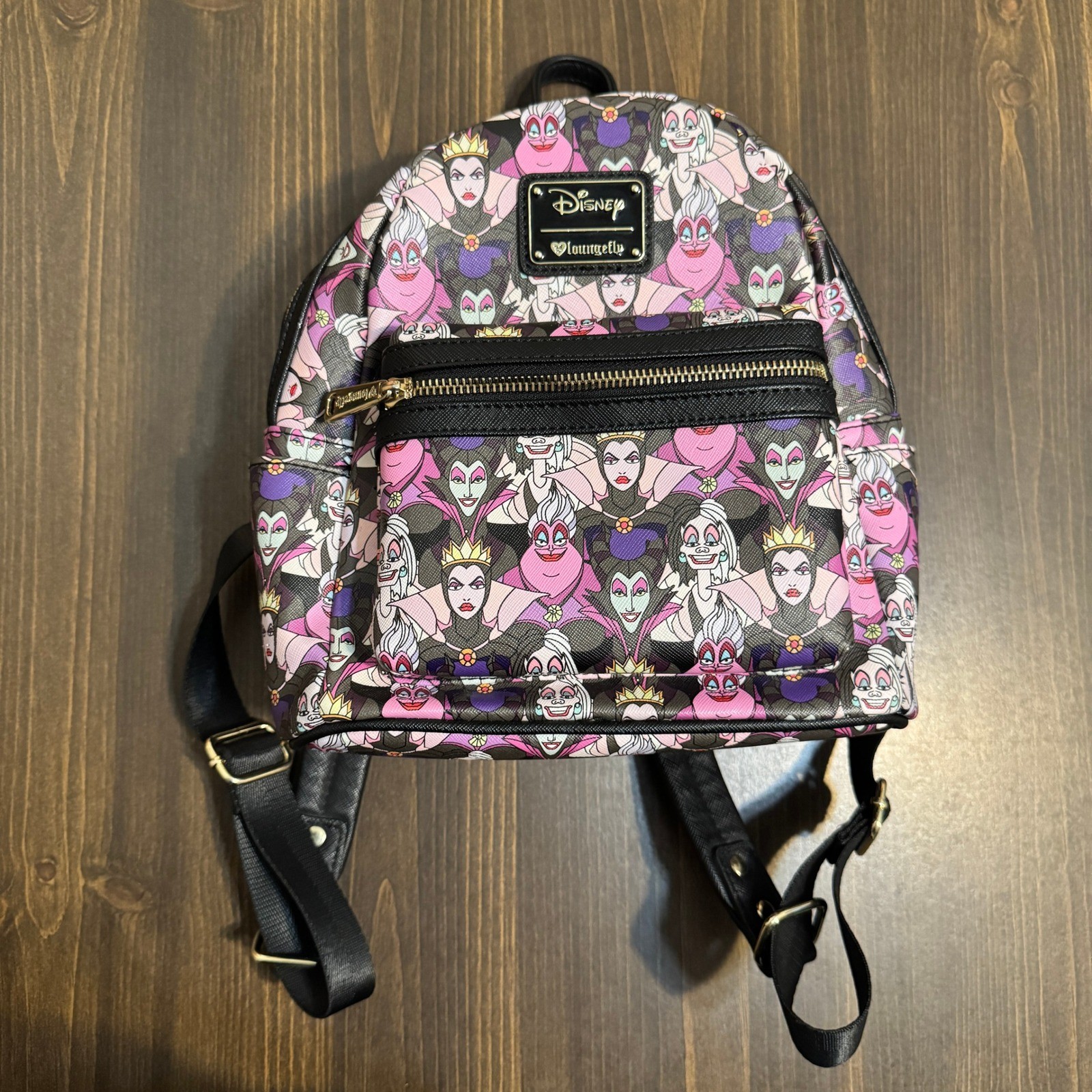 Loungefly Disney Villains Mini BackPack Bag Women’s Malificent Ursula Cruella