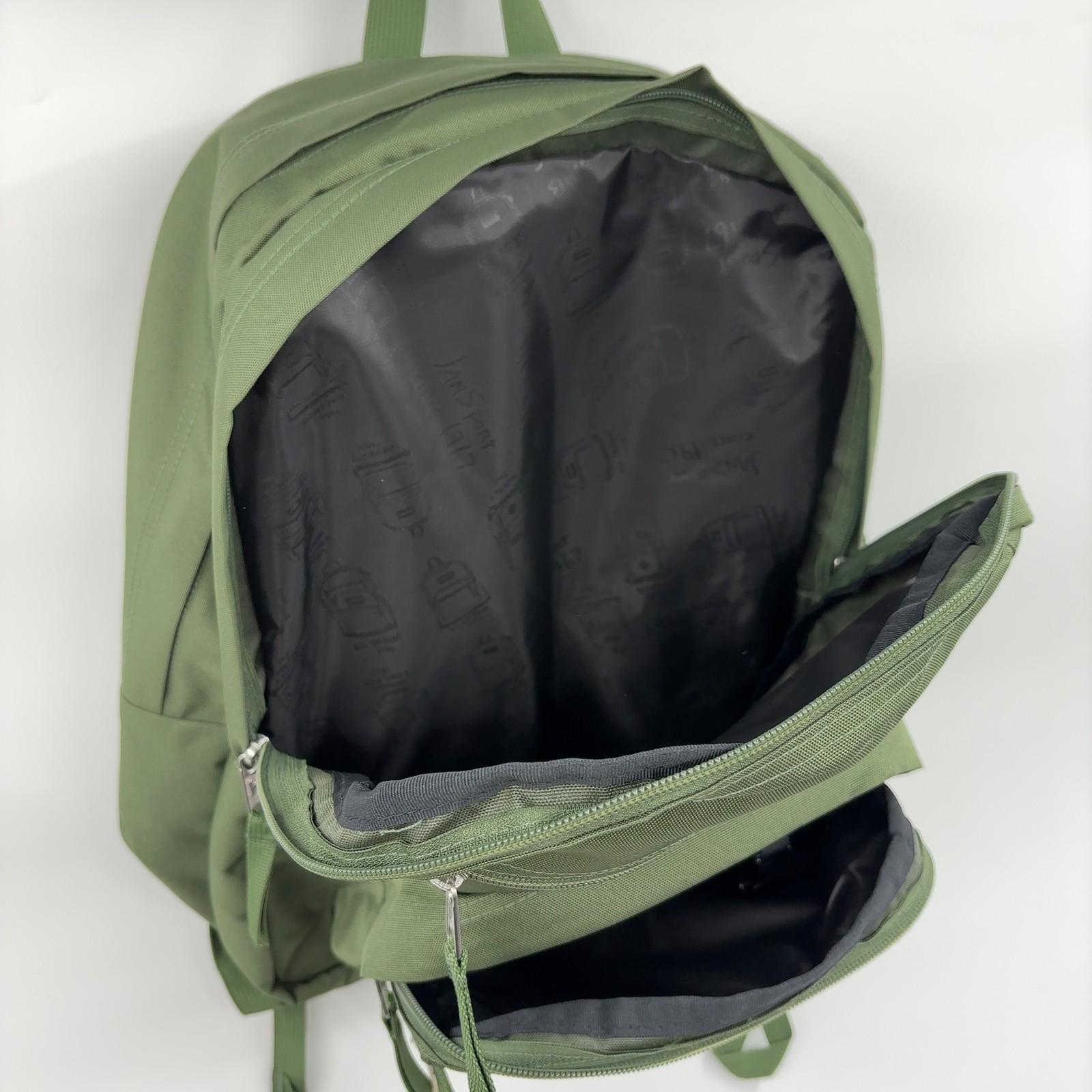 JanSport Laptop Backpack 15″ Laptop Sleeve 2 Compartments Cargo Green