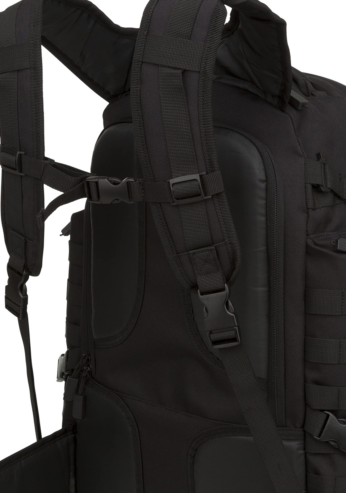 SOG Barrage Tactical Internal Frame Backpack, 64.3-Liter Storage, Black