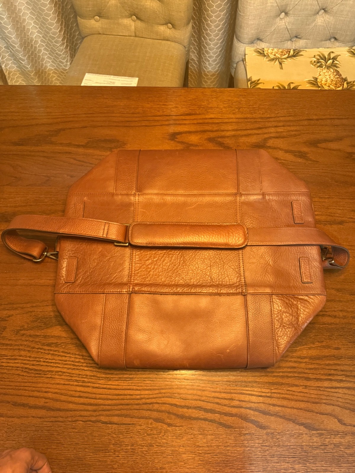 Tecovas Leather Weekender Duffle Bag Carry On Travel