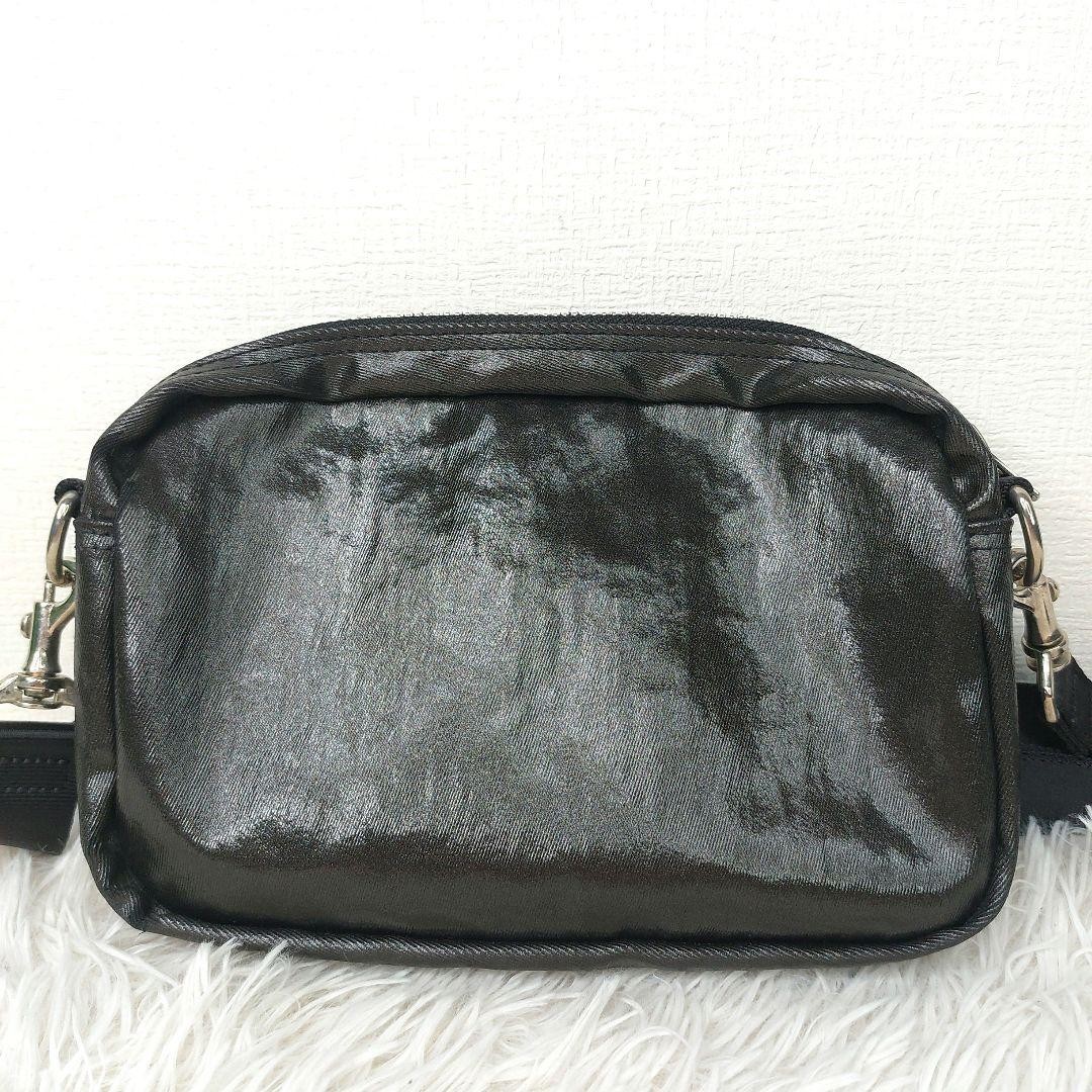 Authentic PORTER Yoshida Kaban Shoulder Bag Shine Black 16cm x 22cm x 4cm, Good
