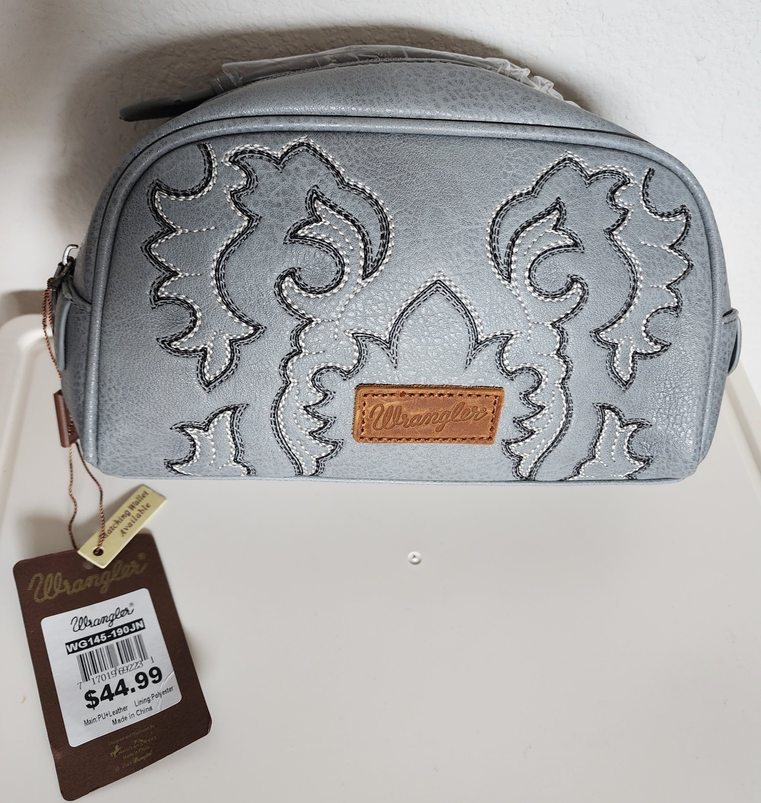 Wrangler Embroidered Multi Purpose/Travel Pouch