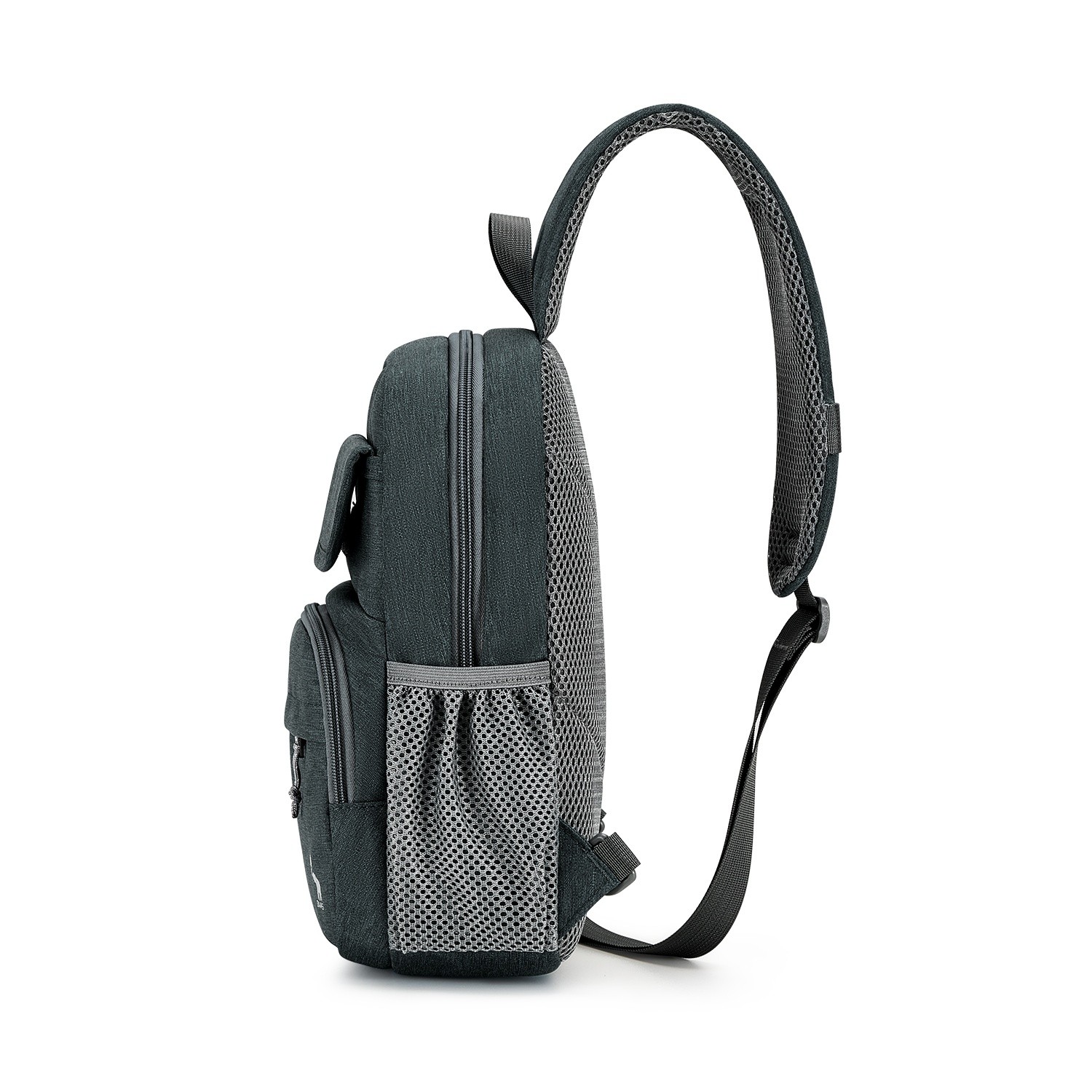 OIWAS Sling Crossbody Bag Casual Shoulder Bag Women Men’s Travel Chest Pack Gray