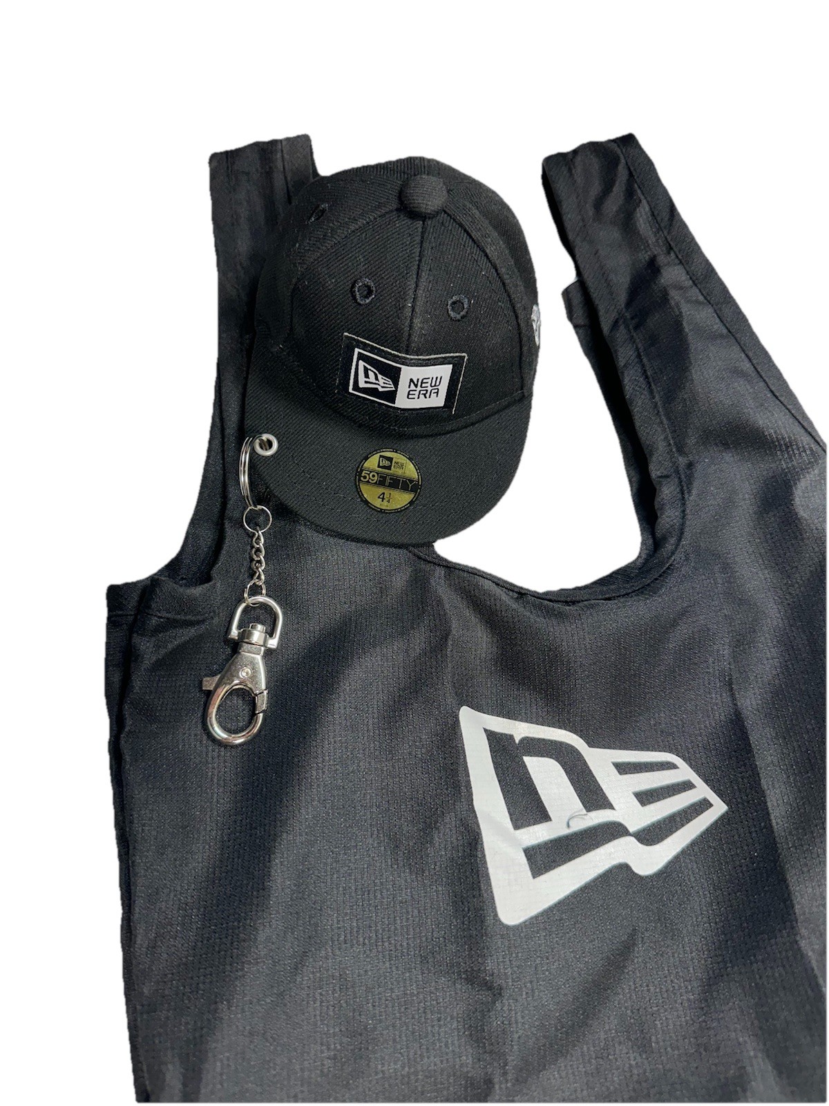 NEW ERA 59FIFTY Cap Pouch Eco Bag reusable bag 8L Keychain Black New