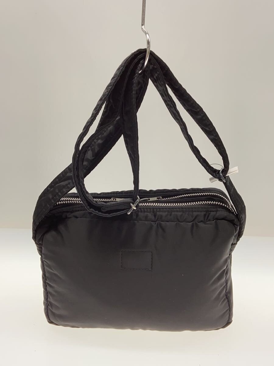 Authentic PORTER Nylon Shoulder Bag Black 15cm High 23cm Wide Compact\
