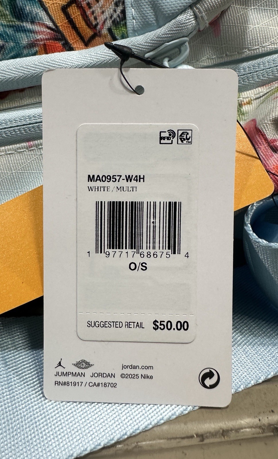 Jordan Collectors Crossbody Bag South Beach Miami Flamingo Tropical MA0957-W4H