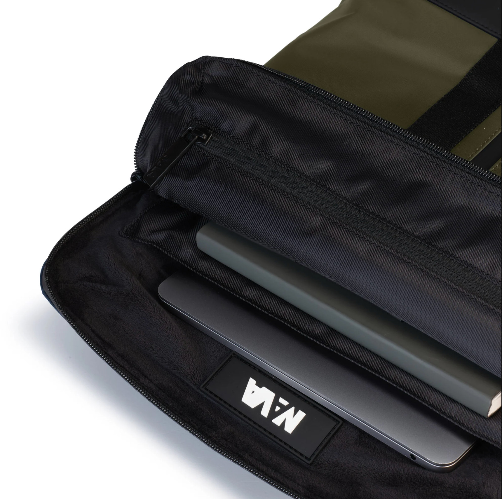 NAVA – UNIFORM ORGANIZED BACKPACK PC HOLDER CLOSED WITH BLACK/OLIVE FLAP