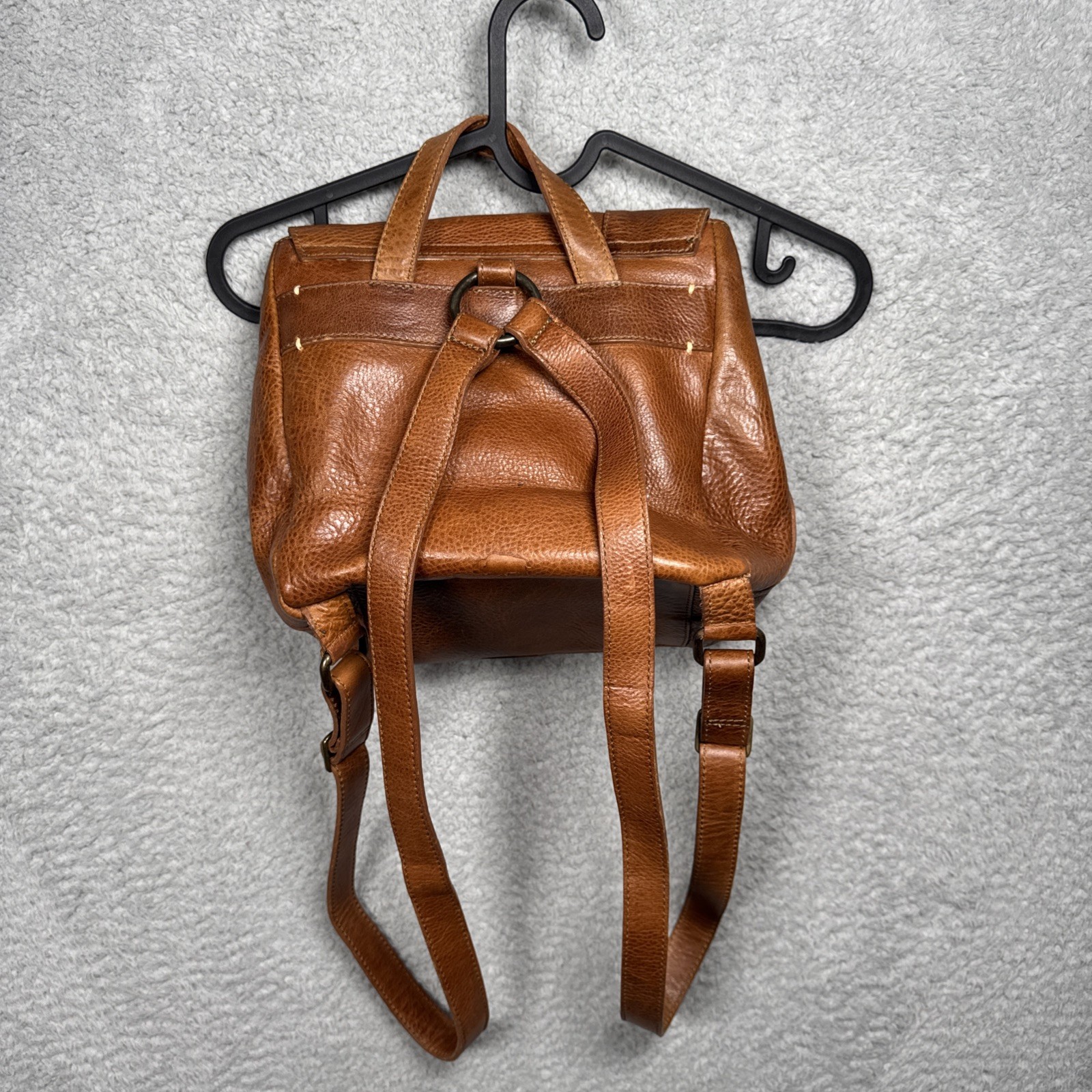Buffalo Jackson Leather BACKPACK Brown Womens excellent condition
