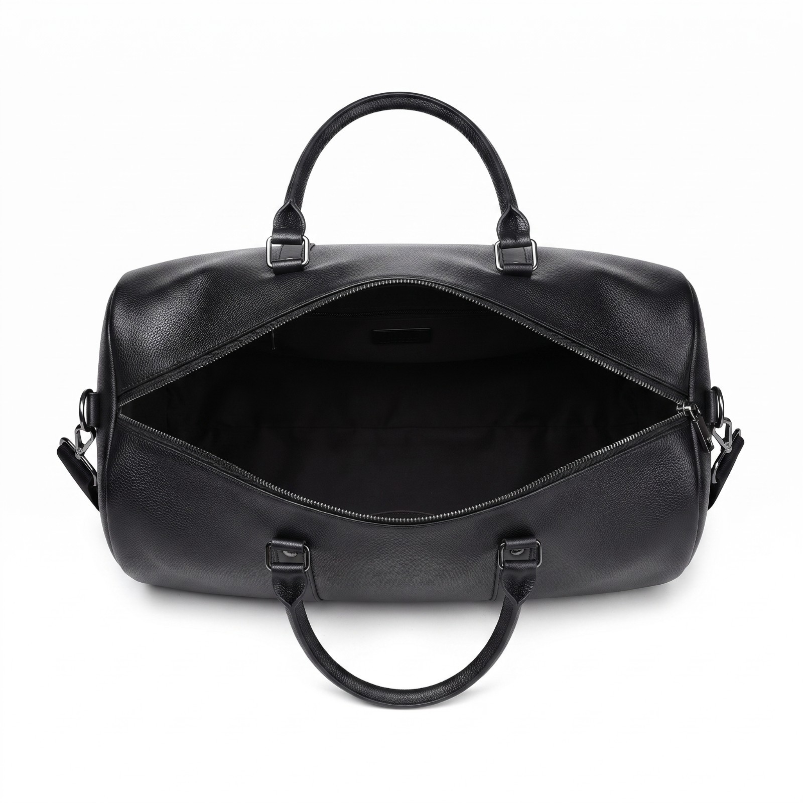New Men Leather Duffel Travel Bag Carry On Gym Waterproof Leather Handbag