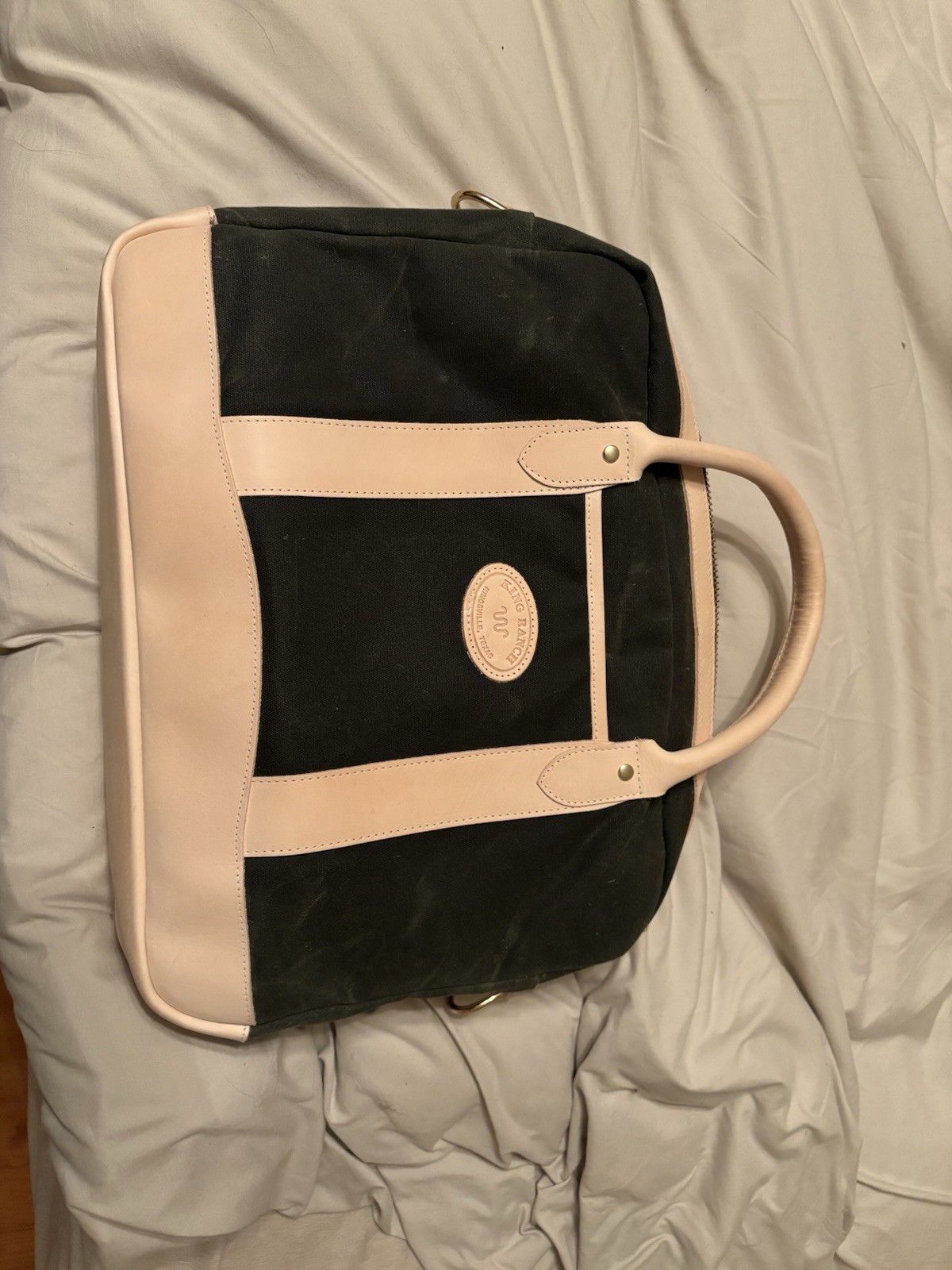King Ranch Wax Canvas Travel Bag