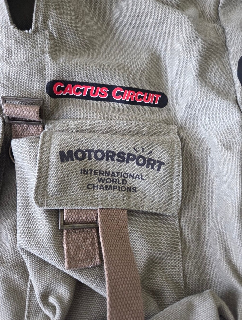 Travis Scott Cactus Jack Canvas Backpack in Olive from the SS21 season (New)