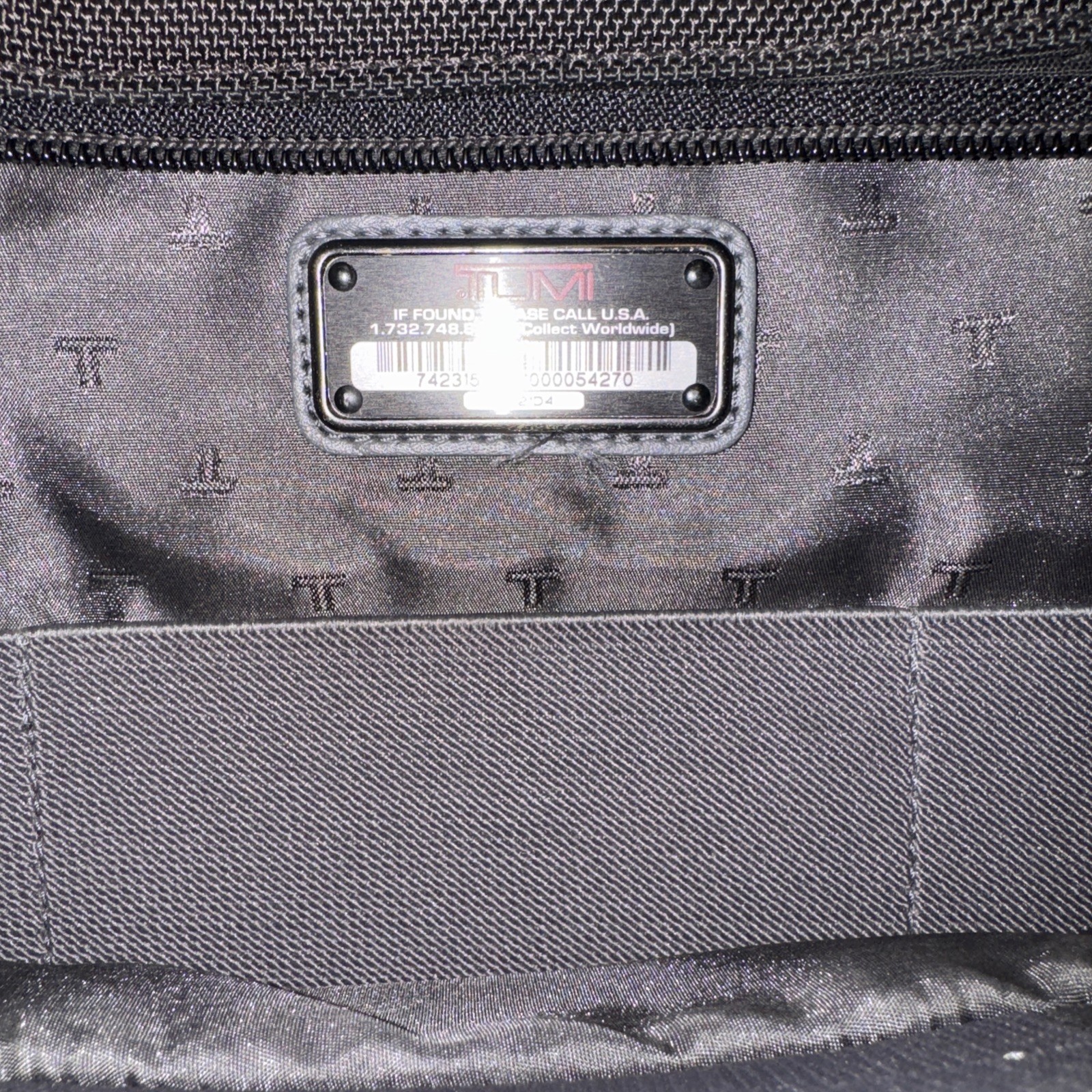 Tumi Alpha Ballistic Nylon 18″ Boarding Tote Bag CarryOn Laptop Black -Free Ship