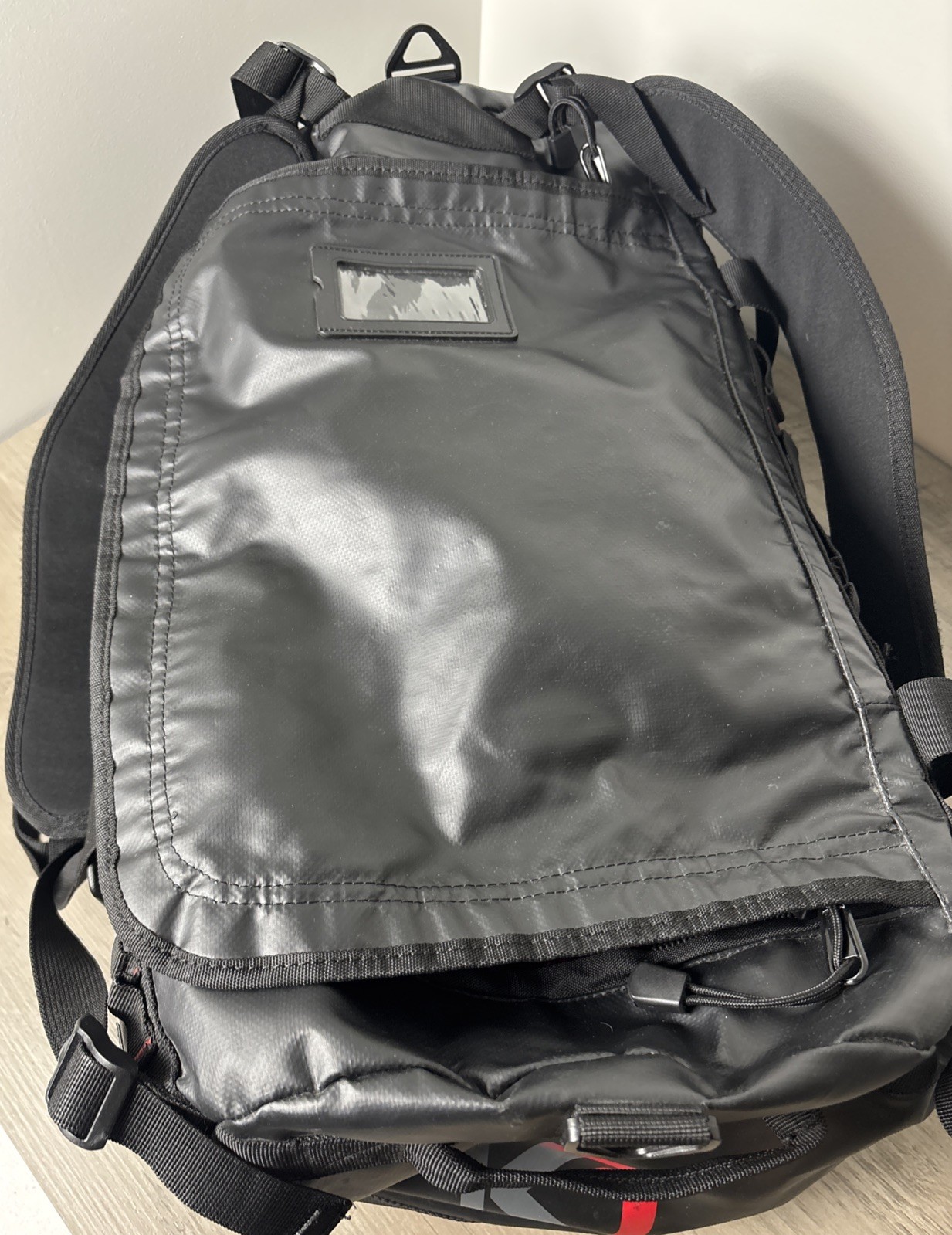K3 Backpack & Duffel Bag Bravo Black 40 Liter Weatherproof Convertible w/strap