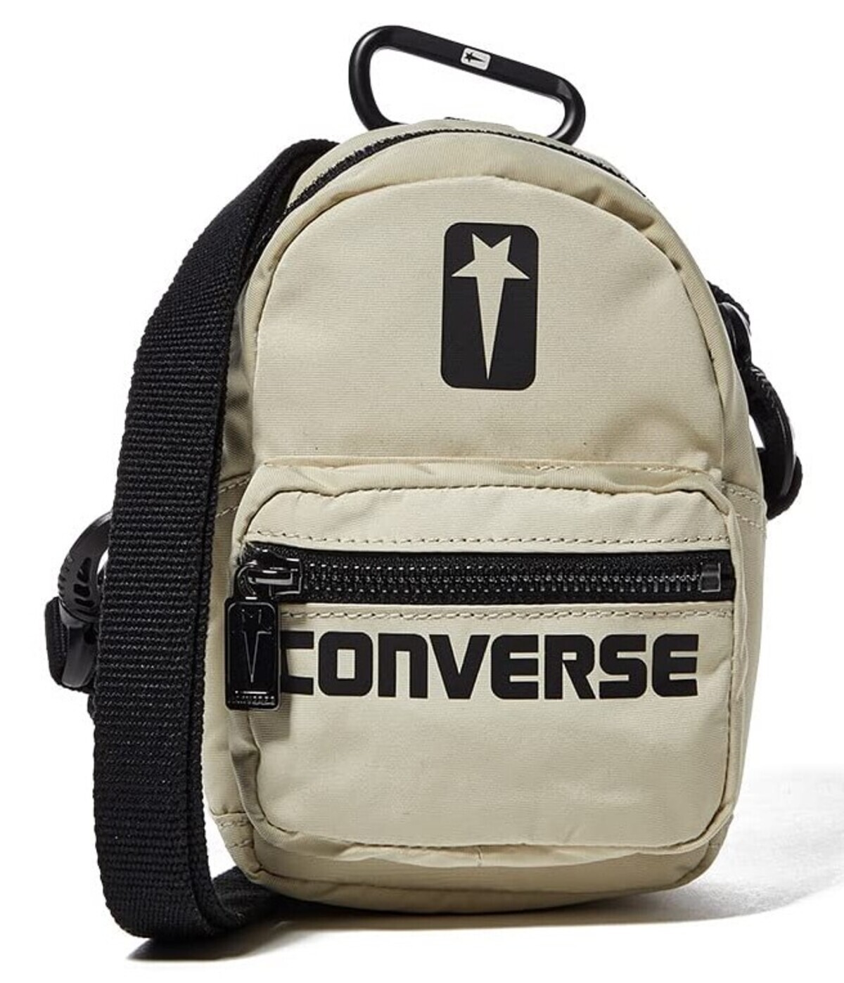 RICK OWENS DRKSHDW x Converse ‘MINI Backpack’ Shoulder & Arm Straps Gry/Blk NWT!