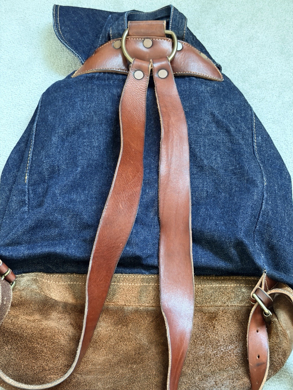 Rrl Denim Backpack
