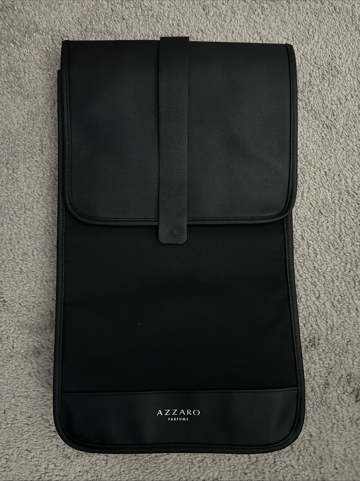 AZZARO PARFUMS LOGO BLACK SPORT SUMMER TRAVEL BACKPACK LIMITED EDITION NEW