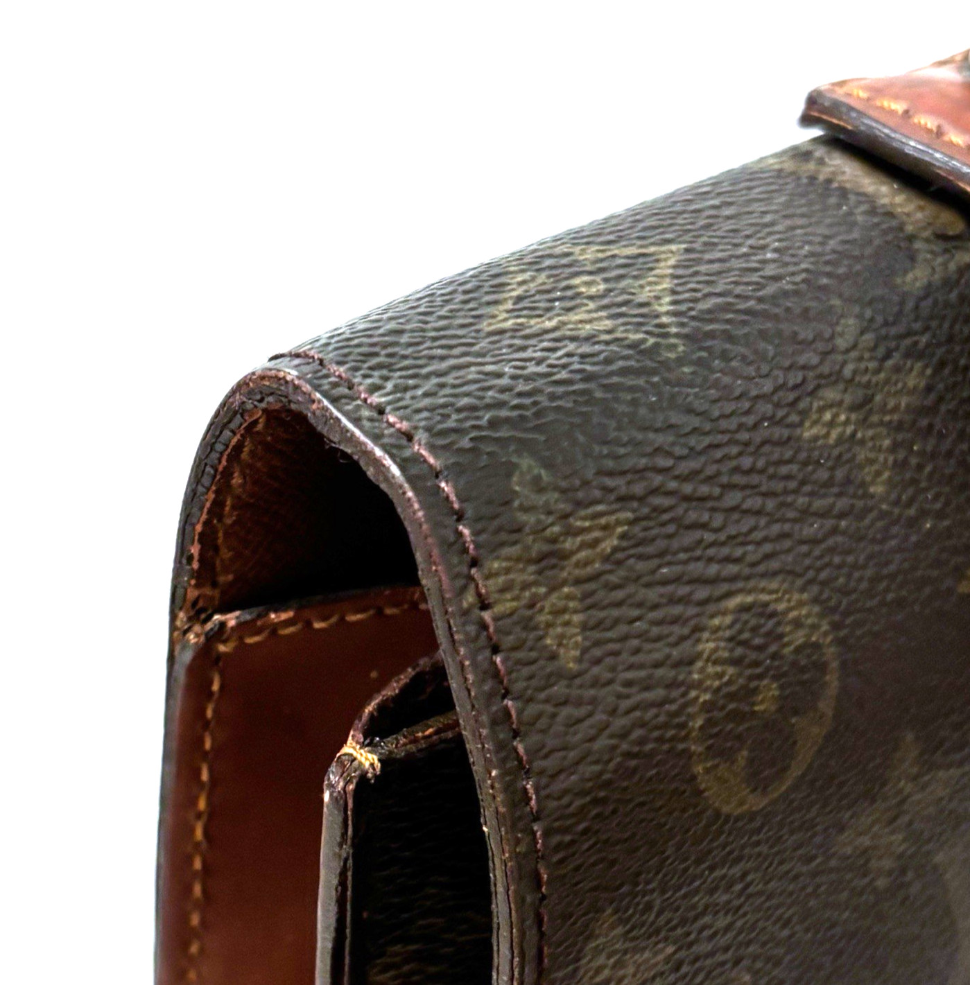 Louis Vuitton Briefcase Monogram Business Bag Crossbody Authentic