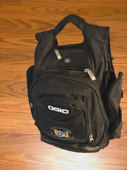 OGIO Tech Specs Metro Laptop Backpack Custom Embroidered CMAA & CADILLAC PATCH