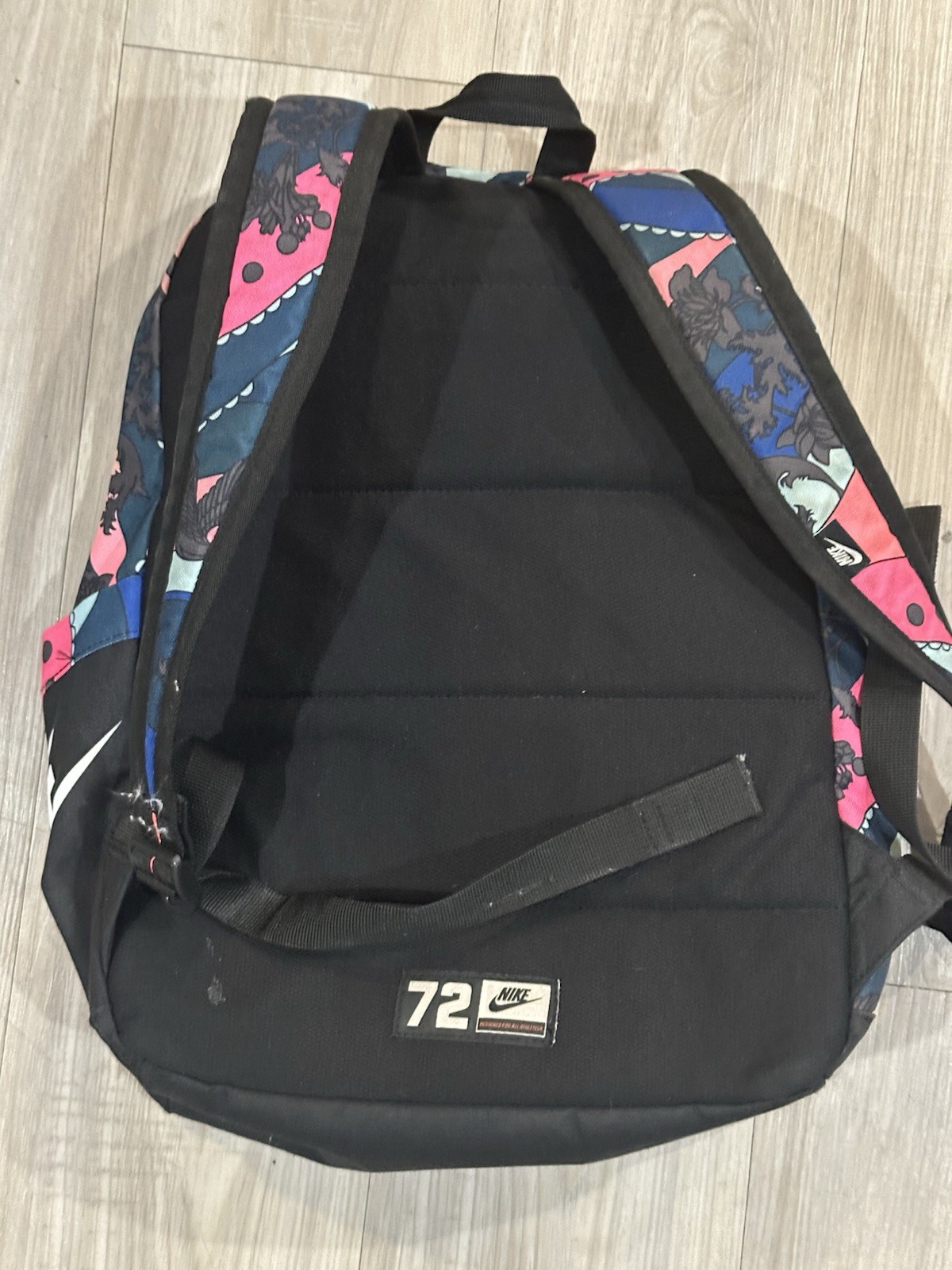Nike All Access Soleday Printed Backpack Black-Hyper Pink-White