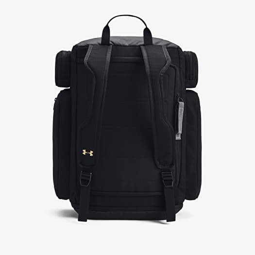 Under Armour Project Rock Duffel Backpack 1376459 Black Storm Water Repel $130